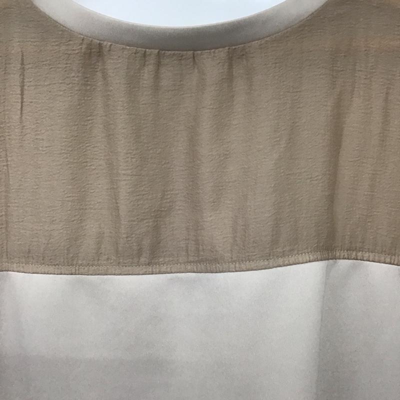 ムルーア MURUA カットソー 半袖 012141001201 スリットルーズスウェット FREE 無地 ベージュ / ベージュ / レディース USED 古着 中古 10130977