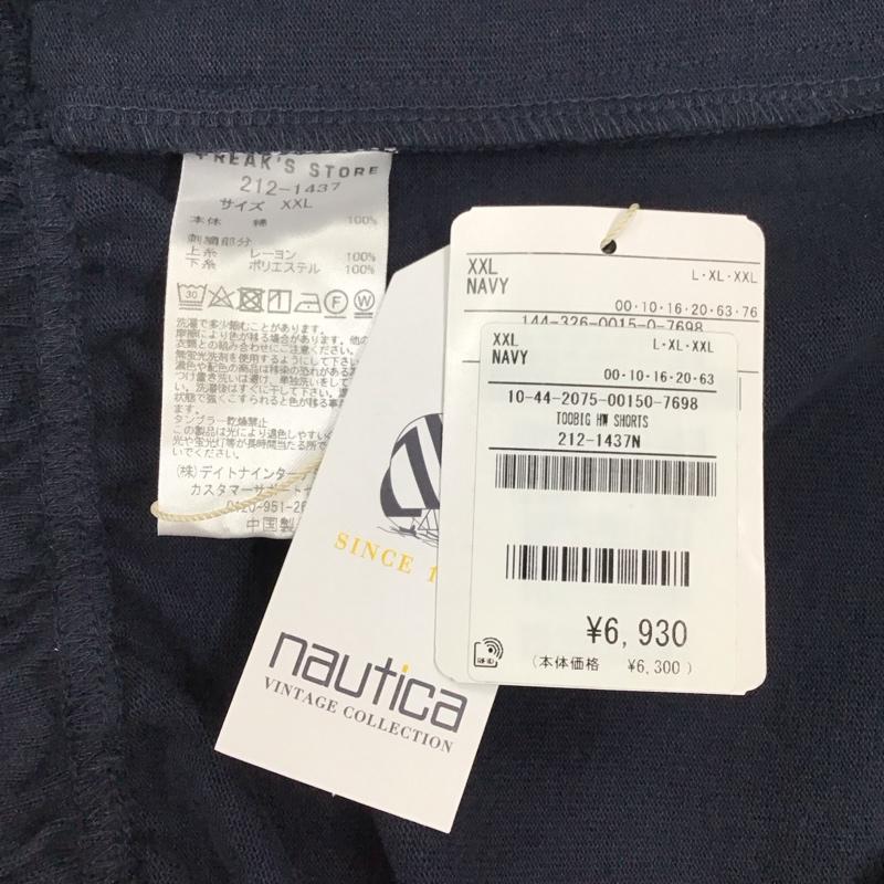 ノーティカ NAUTICA パンツ ショートパンツ ハーフパンツ ショートパンツ カジュアルパンツ XXL 無地 紺 / ネイビー / メンズ USED 古着 中古 10114366