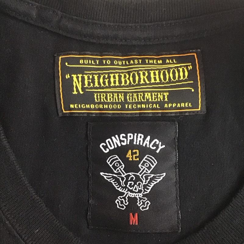 ネイバーフッド NEIGHBORHOOD Tシャツ 半袖 半袖カットソー プリントTシャツ クルーネックカットソー 42 プリント 黒 / ブラック / メンズ USED 古着 中古 10107797