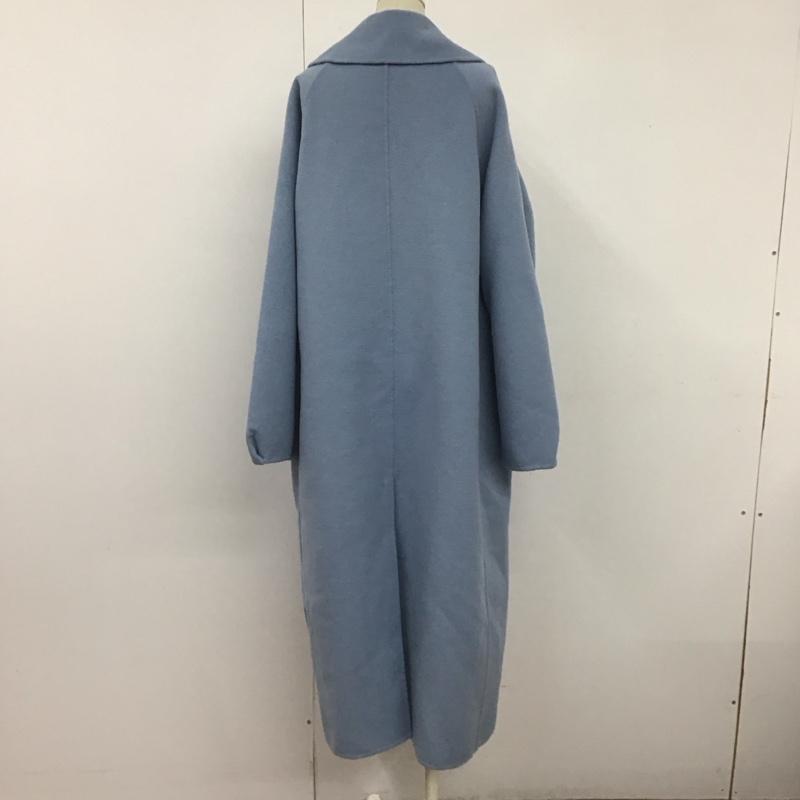 ザラ ZARA コート コート一般 M 無地 水色 / ライトブルー / レディース USED 古着 中古 10106393