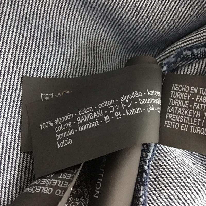 ザラ ZARA ワンピース ロングスカート 長袖シャツワンピース ロングワンピース デニムシャツロングワンピース S 無地 インディゴ / インディゴ / レディース USED 古着 中古 10136021