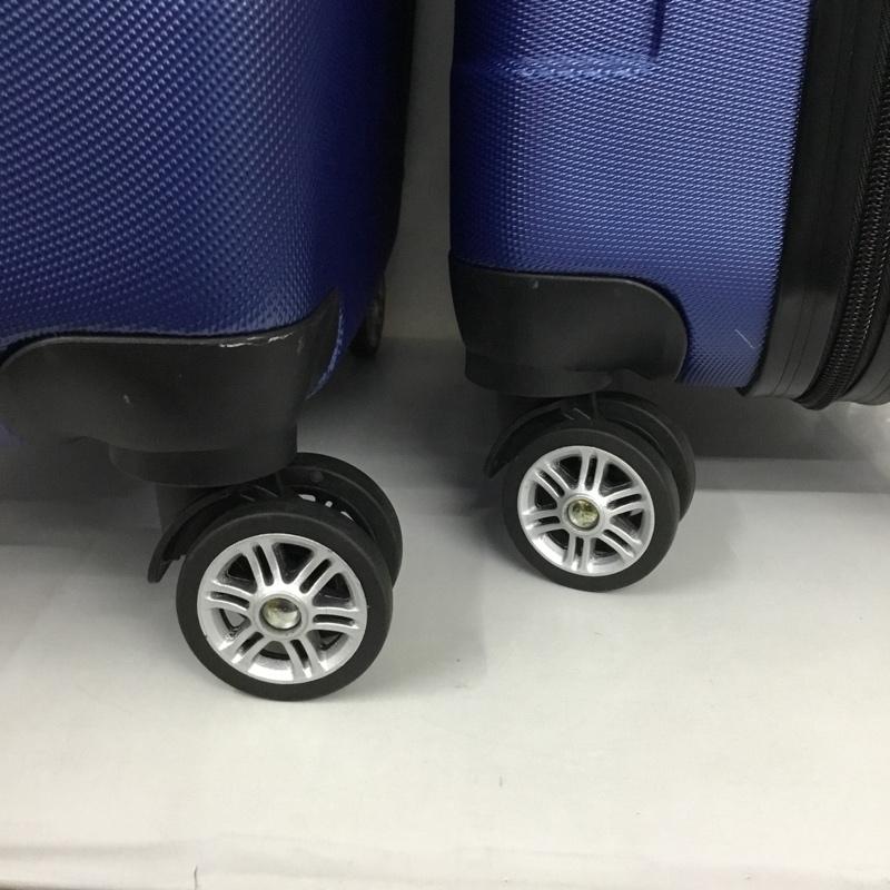 古着 USED スーツケース、トランク スーツケース、トランク トラベルキャリーケース 2個セット キャリーケース VENEZIA 無地 青 / ブルー / メンズ USED 古着 中古 10128138
