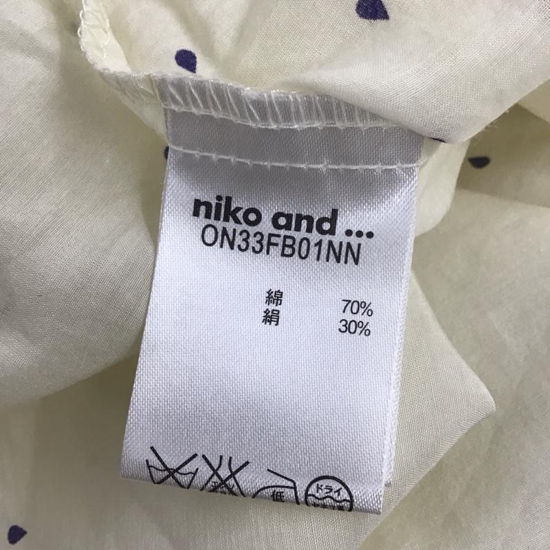 ニコアンド niko and... シャツ、ブラウス 半袖 アイボリー / アイボリー / レディース USED 古着 中古 10106466