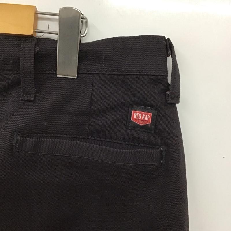レッドキャップ RED KAP パンツ ワークパンツ、ペインターパンツ 36インチ 無地 黒 / ブラック /  メンズ USED 古着 中古 10126405