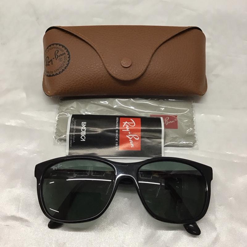 レイバン Ray-Ban めがね・サングラス サングラス RB4181F ウェリントン ロゴ、文字 黒 / ブラック / メンズ USED 古着 中古 10116452