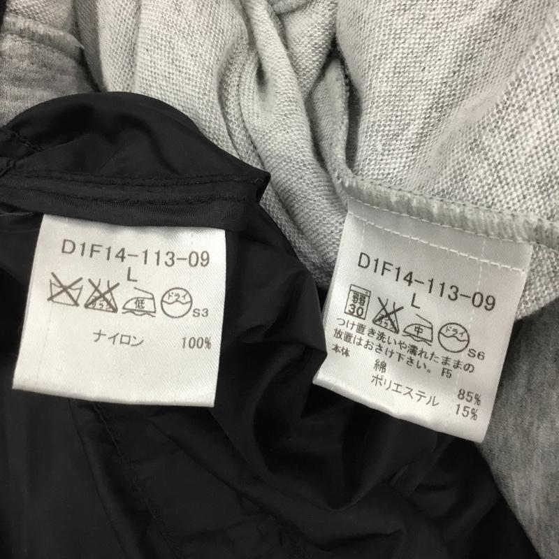 バーバリーブラックレーベル BURBERRY BLACK LABEL ジャケット、上着 ジャンパー、ブルゾン ジップアップジャケット ジャンパー ジャケット カジュアルジャケット アウター L 無地 黒 / ブラック / メンズ USED 古着 中古 10108236