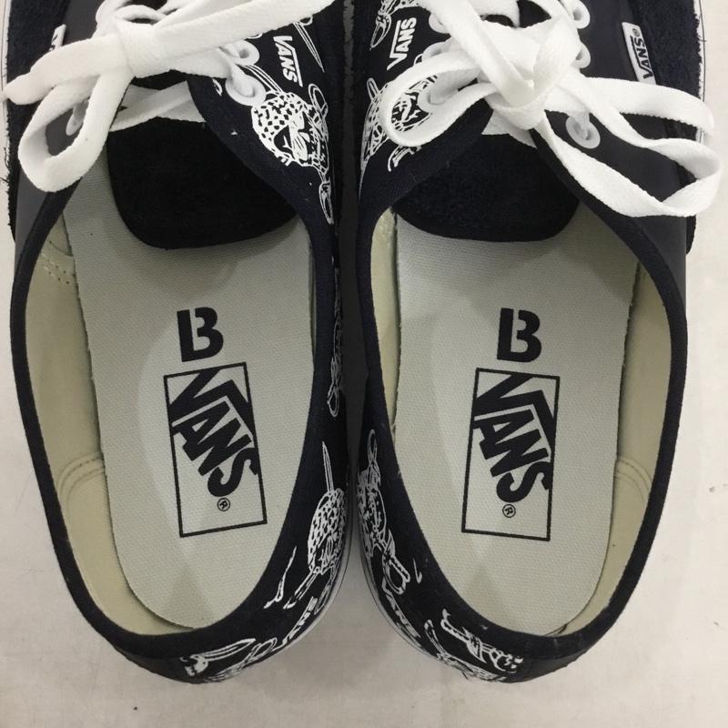 バンズ VANS スニーカー スニーカー VN000CRTBX9 AUTHENTIC BILLYS 別注 10th 28cm 箱有 28.0cm プリント 紺 / ネイビー / X 白 / ホワイト / メンズ USED 古着 中古 10139214