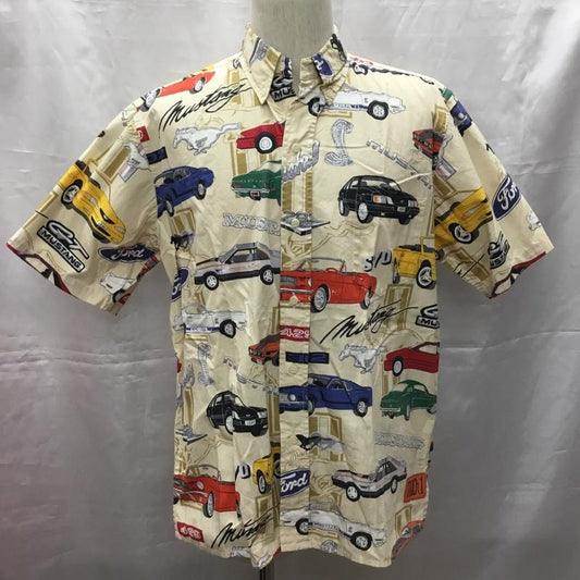 レインスプーナー reyn spooner シャツ、ブラウス 半袖 半袖シャツ カラーシャツ 半袖カットソー プリントシャツ M プリント マルチカラー / マルチカラー /  メンズ USED 古着 中古 10108533