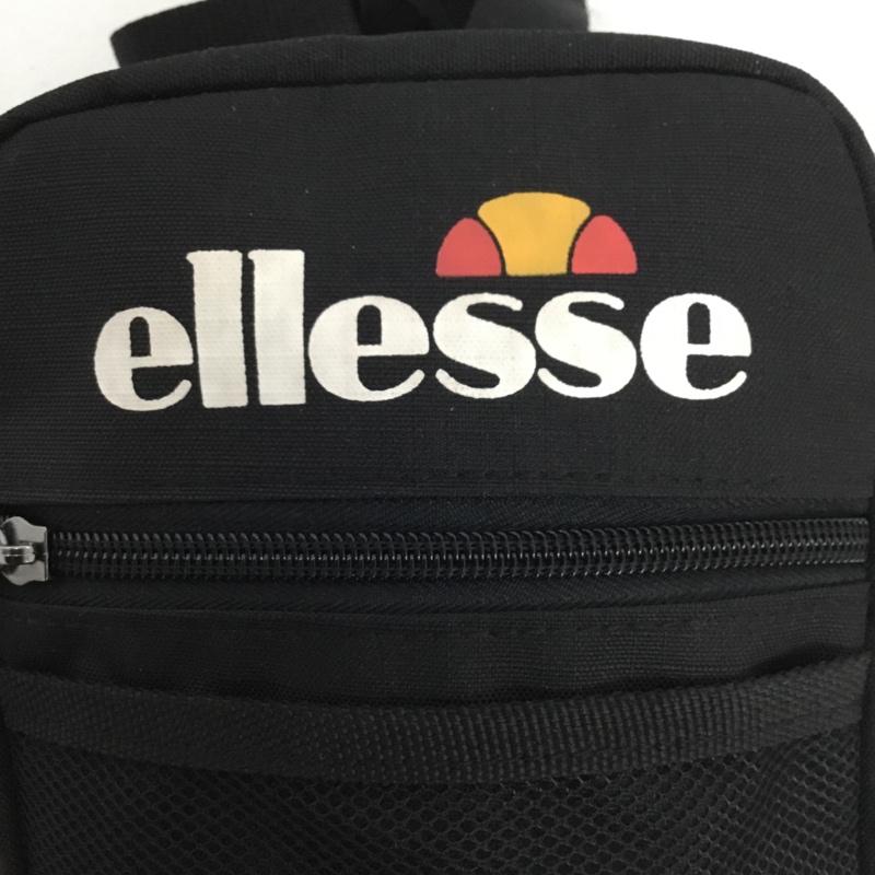 エレッセ ellesse ショルダーバッグ ショルダーバッグ EB7011 ショルダーポーチ タグ付き FREE ロゴ、文字 黒 / ブラック / メンズ USED 古着 中古 10128554