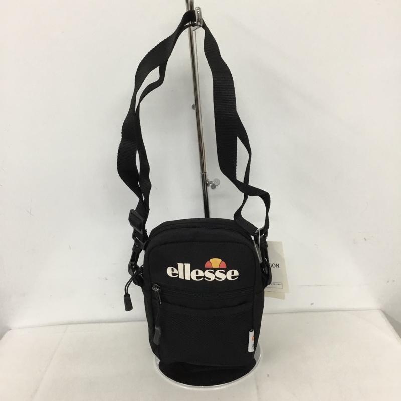 エレッセ ellesse ショルダーバッグ ショルダーバッグ EB7011 ショルダーポーチ タグ付き FREE ロゴ、文字 黒 / ブラック / メンズ USED 古着 中古 10128549