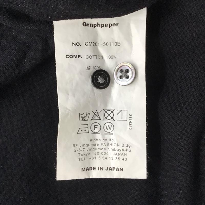 グラフペーパー Graphpaper シャツ、ブラウス 長袖 GM201-50110B 長袖シャツ カジュアルシャツ カラーシャツ FREE 無地 紺 / ネイビー / メンズ USED 古着 中古 10109795