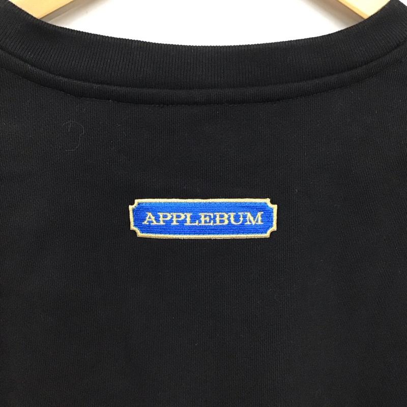 アップルバム APPLEBUM トレーナー 長袖 長袖トレーナー スウェット クルーネック プルオーバー L プリント 黒 / ブラック / メンズ USED 古着 中古 10130102