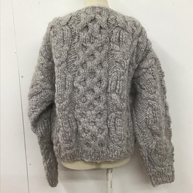 ジャーナルスタンダード JOURNAL STANDARD カーディガン 長袖 20-080-400-1200-3-0 前開カーディガン 長袖厚手ニットカーディガン 無地 灰 / グレー / レディース USED 古着 中古 10107730