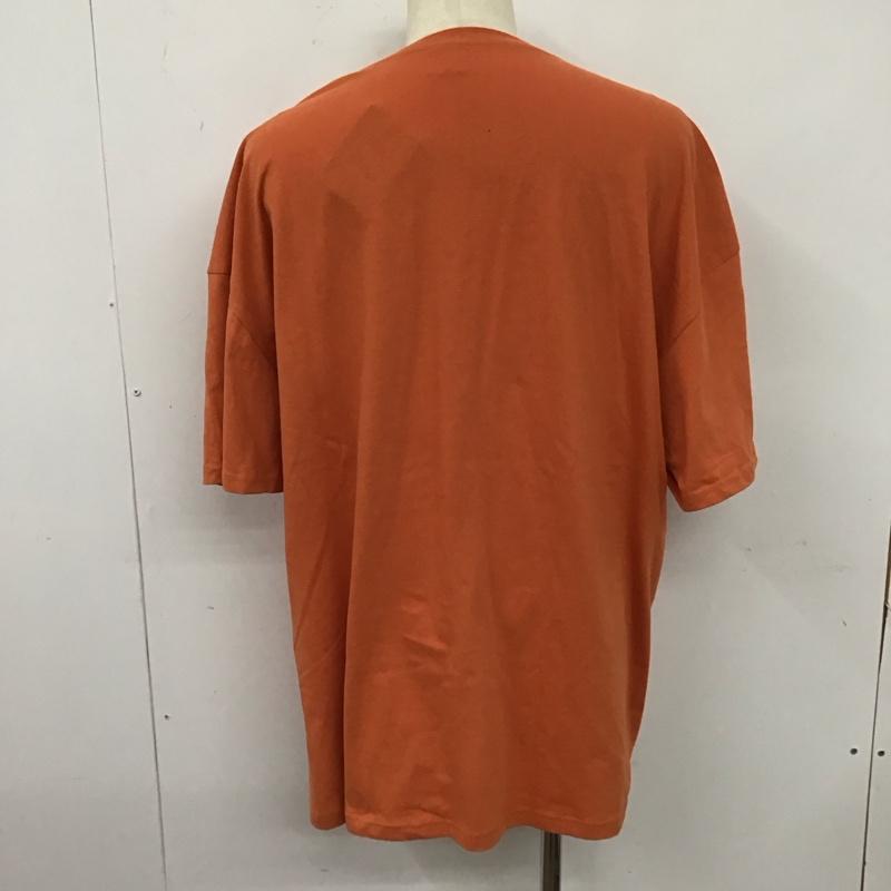 プーマ PUMA Tシャツ 半袖 半袖カットソー プリントTシャツ クルーネックカットソー スポーツウェア L ロゴ、文字 橙 / オレンジ / メンズ USED 古着 中古 10123542