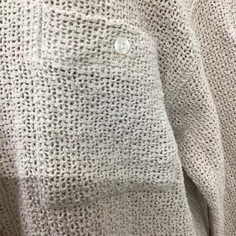 マウジー MOUSSY シャツ、ブラウス 長袖 010DS330-0550 MESH SHIRTS JACKET メッシュ FREE 無地 アイボリー / アイボリー / レディース USED 古着 中古 10120235