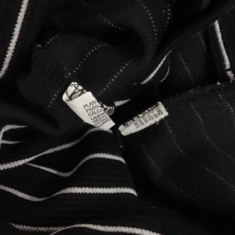 ザラ ZARA セットアップ セットアップ 半袖 スカート M ボーダー柄 黒 / ブラック / X 白 / ホワイト / レディース USED 古着 中古 10123060