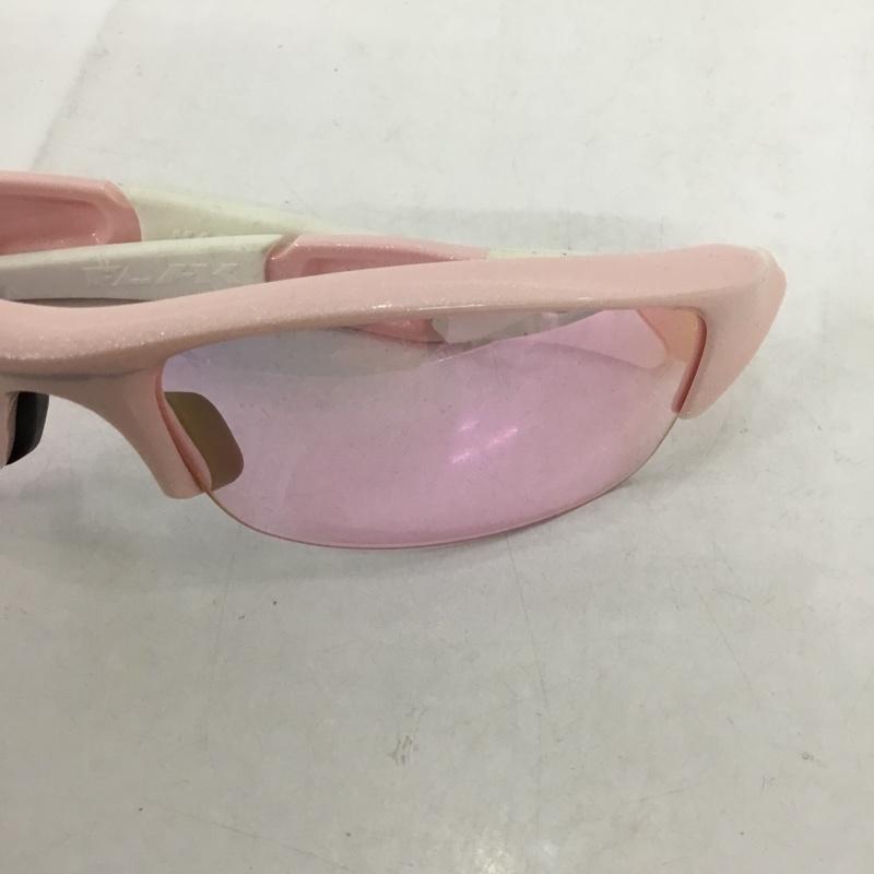 オークリー OAKLEY めがね・サングラス サングラス 03-886J FLAK JACKET スポーツサングラス ミラーレンズ 箱有 ロゴ、文字 桃 / ピンク / メンズ USED 古着 中古 10129389