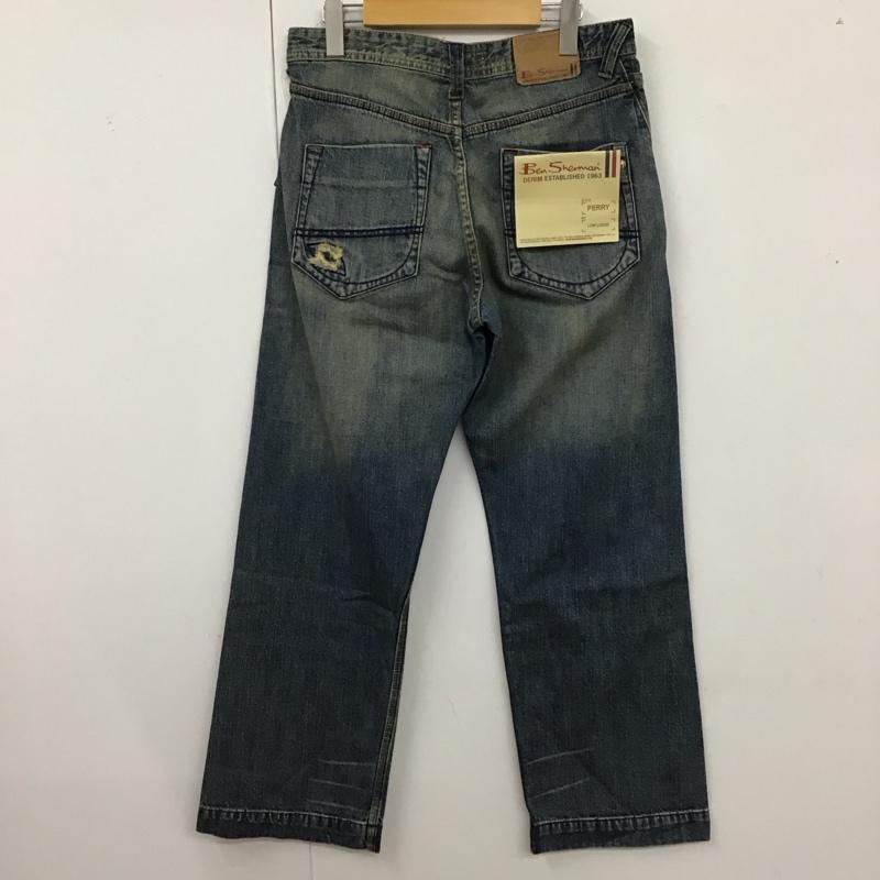ベンシャーマン Ben Sherman パンツ デニム、ジーンズ ローライズ タグ付き ダメージ加工 青 / ブルー /  メンズ USED 古着 中古 10121318
