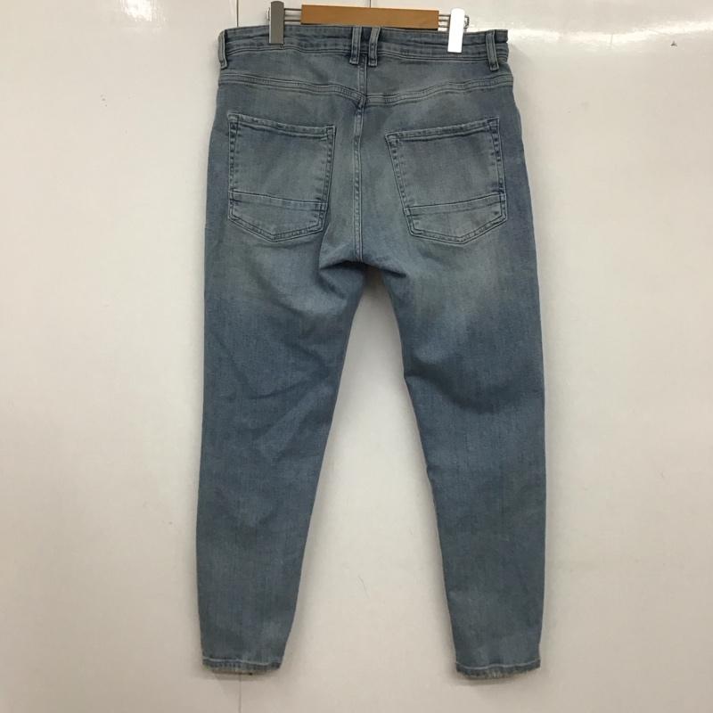 ザラ ZARA パンツ デニム、ジーンズ デニムパンツ スリムパンツ カジュアルパンツ ストレッチパンツ 44 無地 インディゴ / インディゴ /  メンズ USED 古着 中古 10127745