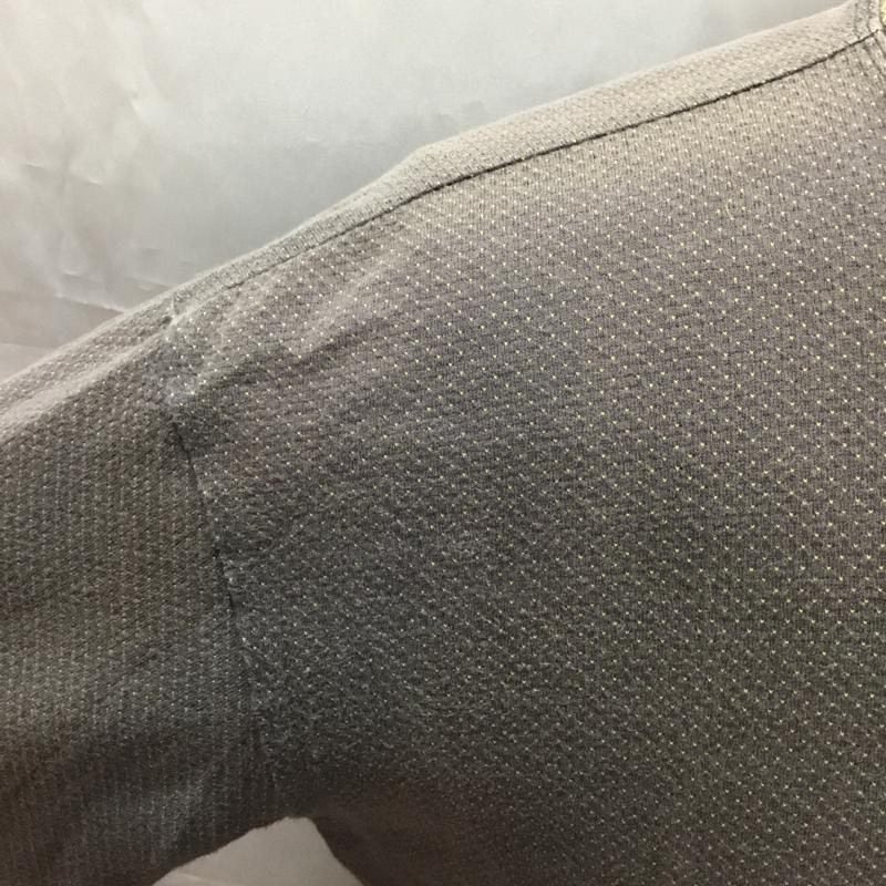 イッセイミヤケ ISSEY MIYAKE Tシャツ 半袖 半袖カットソー プリントTシャツ クルーネックカットソー 1 総柄 灰 / グレー /  メンズ USED 古着 中古 10108989