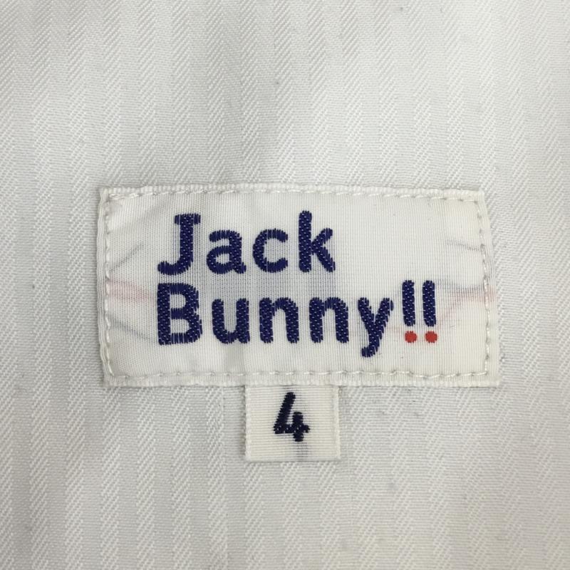 ジャックバニー Jack Bunny!! パンツ ワークパンツ、ペインターパンツ ゴルフウェア 4 ストライプ 白 / ホワイト / X 黒 / ブラック / メンズ USED 古着 中古 10139169