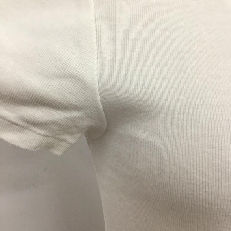 ポロラルフローレン POLO RALPH LAUREN Tシャツ 半袖 半袖カットソー プリントTシャツ Vネックカットソー XS ロゴ、文字 白 / ホワイト / レディース USED 古着 中古 10115970