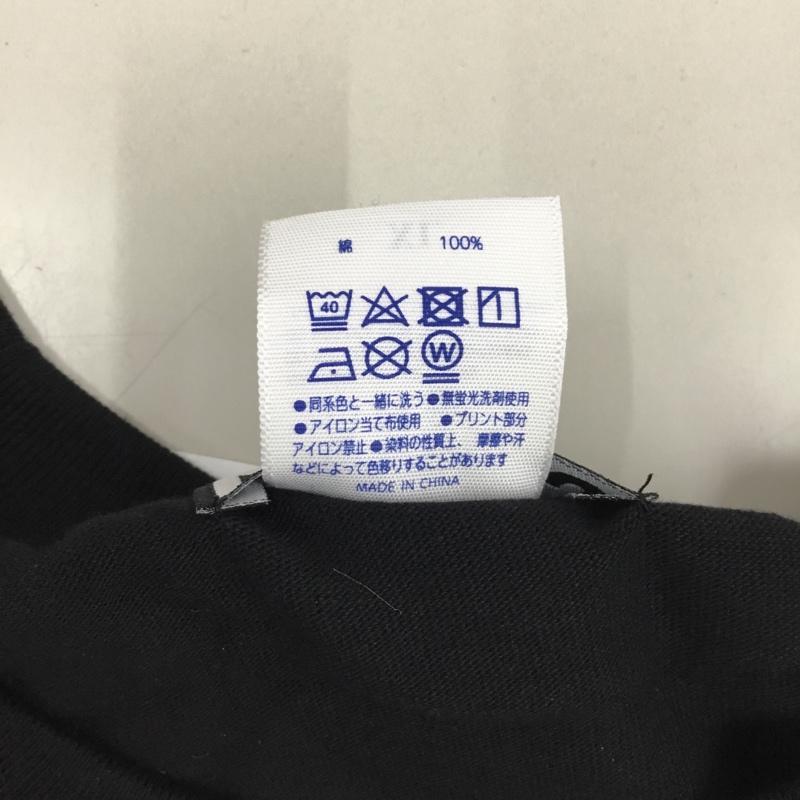 ルーディーズ RUDIES Tシャツ 半袖 半袖カットソー プリントTシャツ クルーネックカットソー 5 プリント 黒 / ブラック /  メンズ USED 古着 中古 10111305