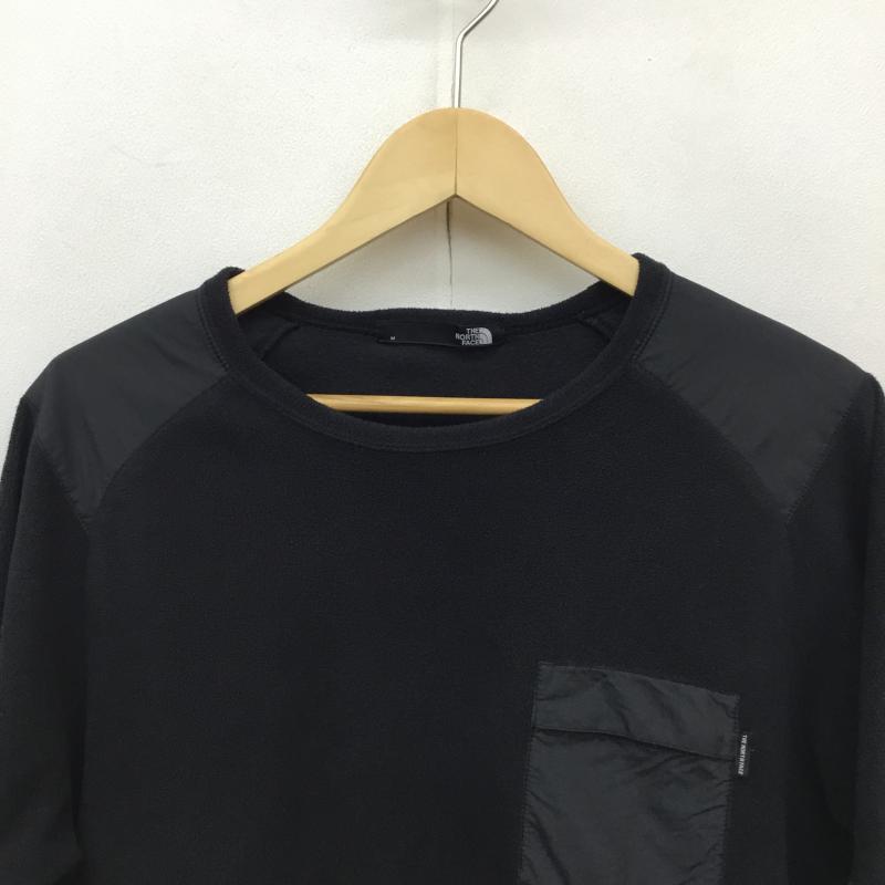ザノースフェイス THE NORTH FACE トレーナー 長袖 NL11861 VERSA MICRO SWEAT M 無地 黒 / ブラック / メンズ USED 古着 中古 10136993