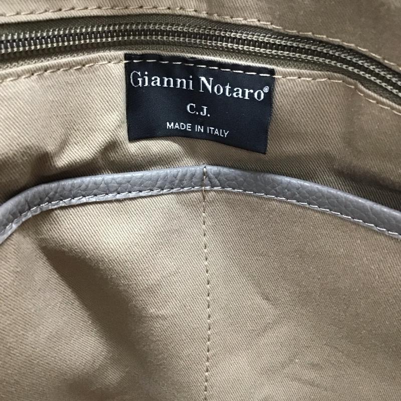 ジャンニ ノターロ GIANNI NOTARO トートバッグ トートバッグ ショルダー 2WAY 無地 灰 / グレー / レディース USED 古着 中古 10116273