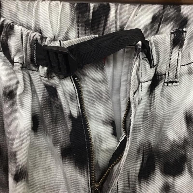 シュプリーム Supreme パンツ ワークパンツ、ペインターパンツ 20SS LibertyFloralBeltedPant タイダイパンツ ワイドパンツ M 総柄 白 / ホワイト / X 黒 / ブラック /  メンズ USED 古着 中古 10124313
