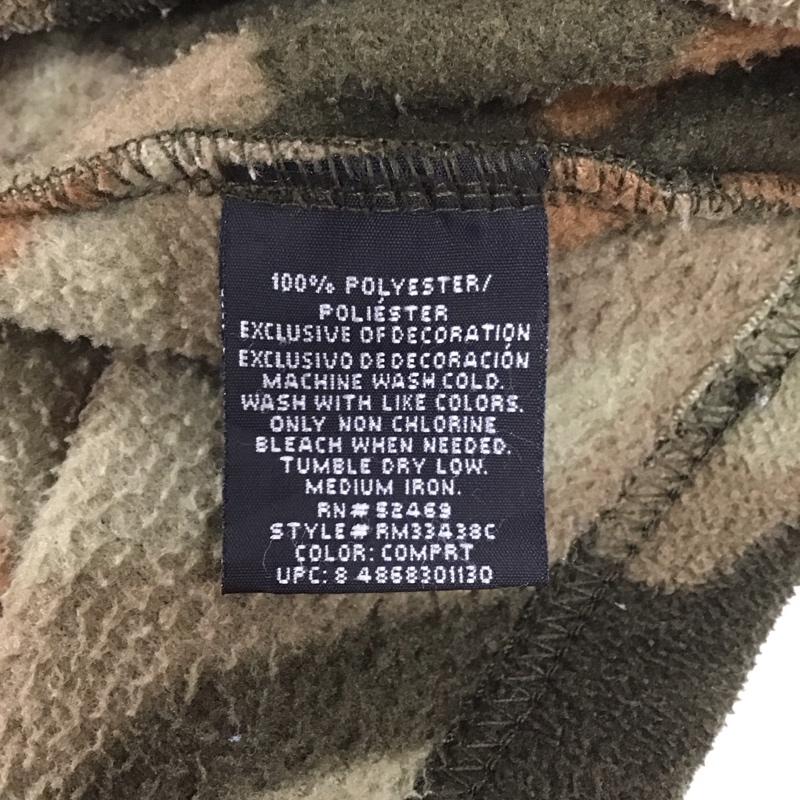 スターター STARTER カットソー 長袖 長袖フリースカットソー 長袖カットソー ジップアップ プルオーバー S カモフラージュ柄・迷彩 マルチカラー / マルチカラー / メンズ USED 古着 中古 10123680