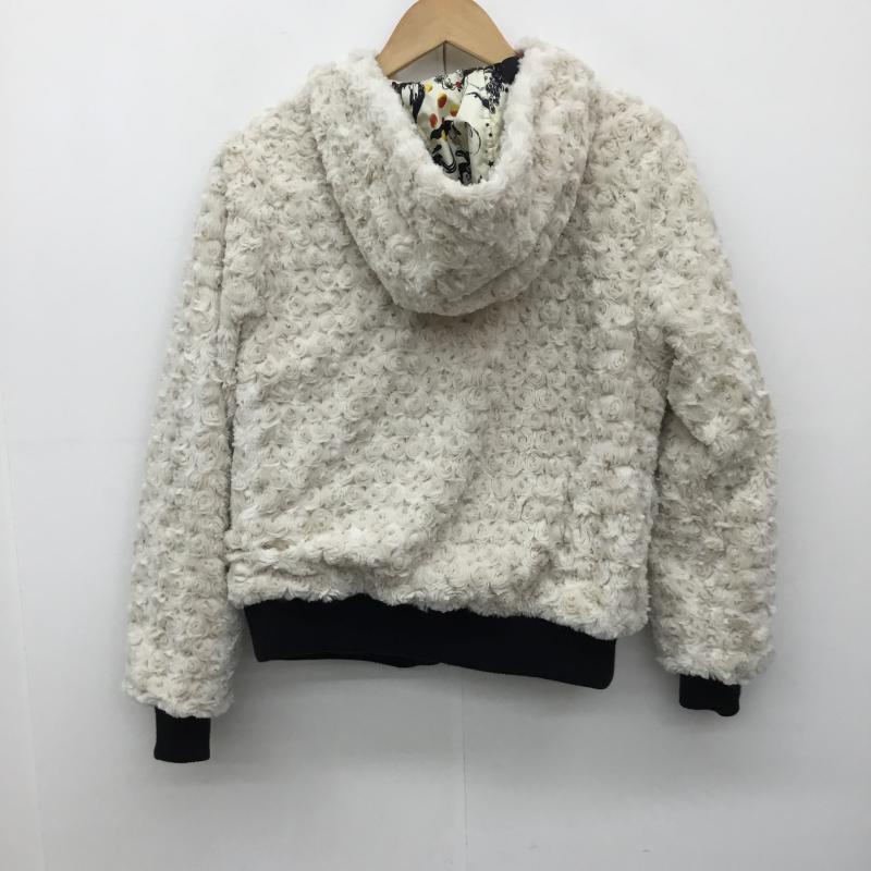 スカラー ScoLar ジャケット、上着 ジャンパー、ブルゾン リバーシブル M 無地 X 総柄 ベージュ / ベージュ / レディース USED 古着 中古 10137696