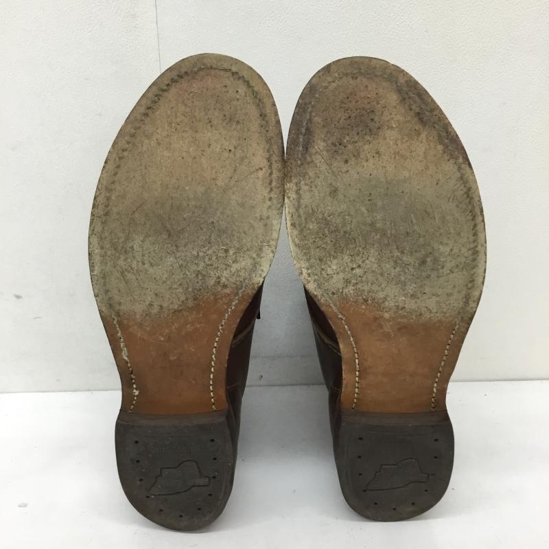 レッドウィング RED WING ブーツ ショートブーツ 100周年 8285 US:9 ロゴ、文字 茶 / ブラウン / メンズ USED 古着 中古 10136432
