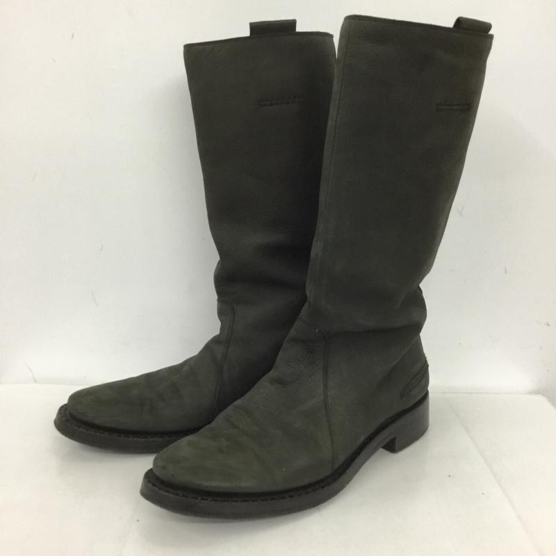 ディオールオム Dior homme ブーツ 一般 10HBM ペコスブーツ ロングブーツ 43 無地 灰 / グレー / メンズ USED 古着 中古 10124612