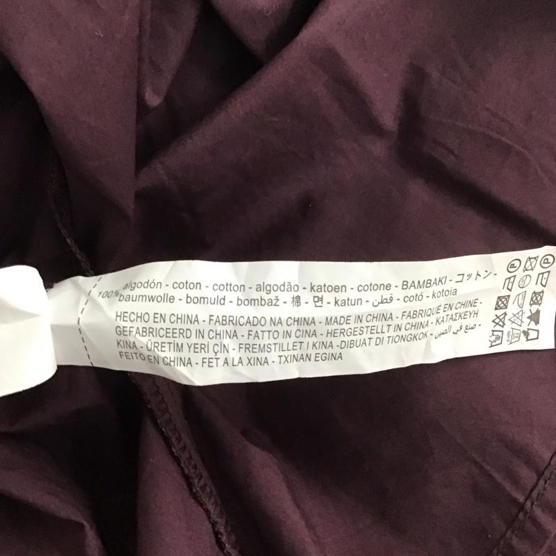 ザラ ZARA ワンピース ひざ丈スカート L 無地 紫 / パープル / レディース USED 古着 中古 10139540