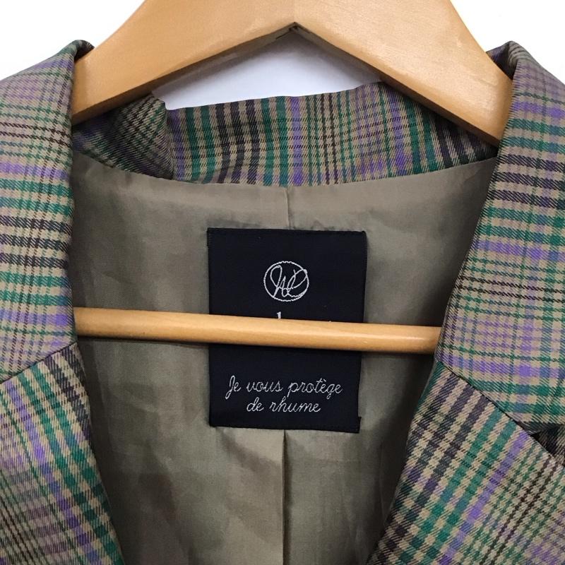 ダブルクローゼット w closet ベスト ベスト FREE チェック マルチカラー / マルチカラー / レディース USED 古着 中古 10131845