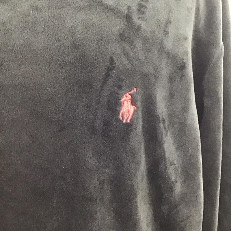 ポロラルフローレン POLO RALPH LAUREN パーカー 長袖 長袖パーカー フード付きパーカー プルオーバーパーカー M ロゴ、文字 黒 / ブラック /  メンズ USED 古着 中古 10124795
