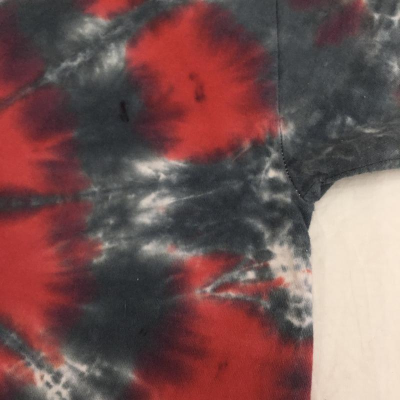ユーズドクロージング used clothes Tシャツ 半袖 Jimi Hendrix ジミ・ヘンドリックス タイダイ柄 XXL 総柄 灰 / グレー / X 赤 / レッド / メンズ USED 古着 中古 10129331