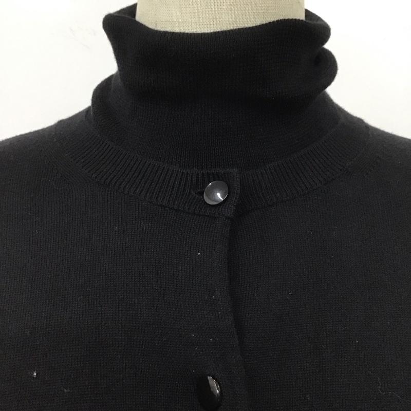 ユナイテッドアローズ UNITED ARROWS アンサンブルニット 長袖 無地 黒 / ブラック / レディース USED 古着 中古 10108675