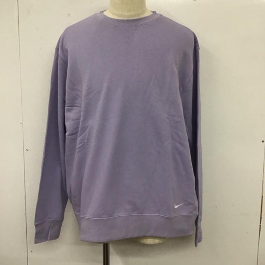 ナイキ NIKE トレーナー 長袖 fb7223-544 長袖スウェット トレーナークルーネックカットソー 無地 紫 / パープル /  メンズ USED 古着 中古 10112716