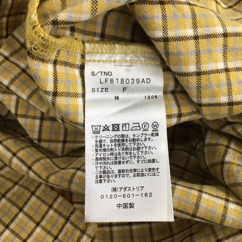 ローリーズファーム LOWRYS FARM シャツ、ブラウス 半袖 lf618039ad 半袖シャツ チェックシャツ カジュアルシャツ FREE チェック マルチカラー / マルチカラー / レディース USED 古着 中古 10109548