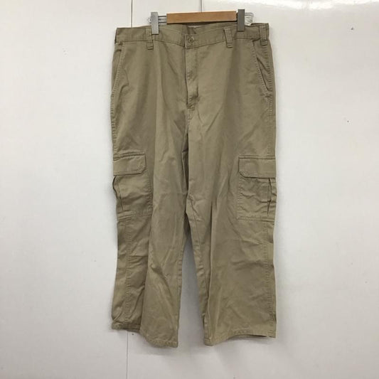 ディッキーズ Dickies パンツ ワークパンツ、ペインターパンツ ワークパンツ ワイドパンツ カジュアルパンツ 36 無地 ベージュ / ベージュ /  メンズ USED 古着 中古 10126650