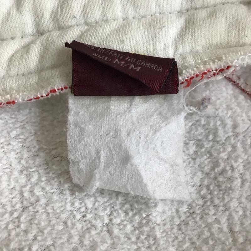 古着 USED トレーナー 長袖 ハーフジップ Molson Canadian M プリント 白 / ホワイト / X 青 / ブルー / X 赤 / レッド /  メンズ USED 古着 中古 10116822