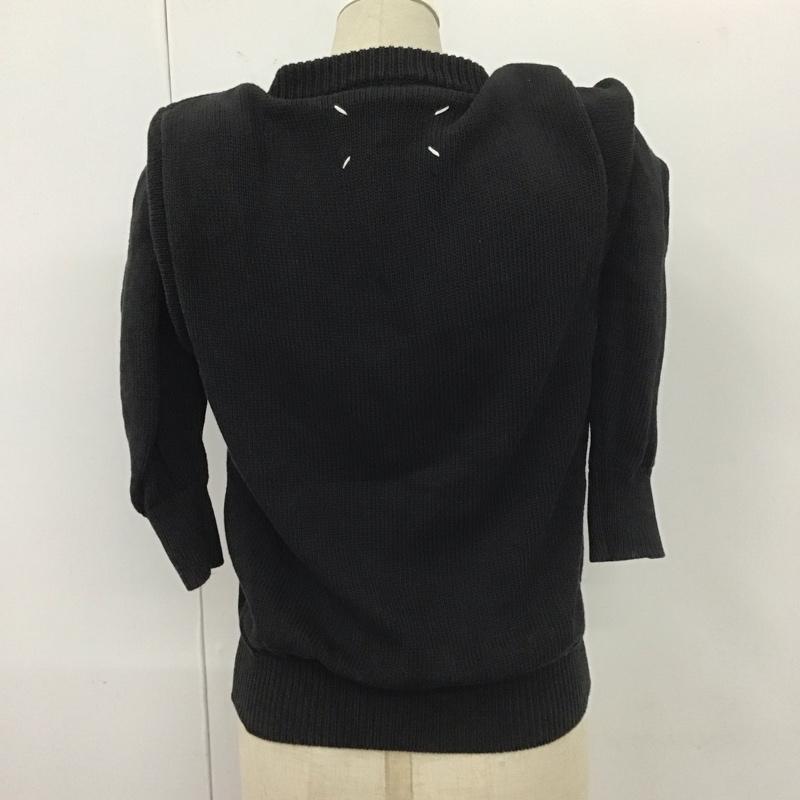 マルタンマルジェラ MARTIN MARGIELA ニット、セーター 七分袖 missdeanna 初期 長袖ニット カジュアルカットソー 無地 黒 / ブラック /  レディース USED 古着 中古 10111781