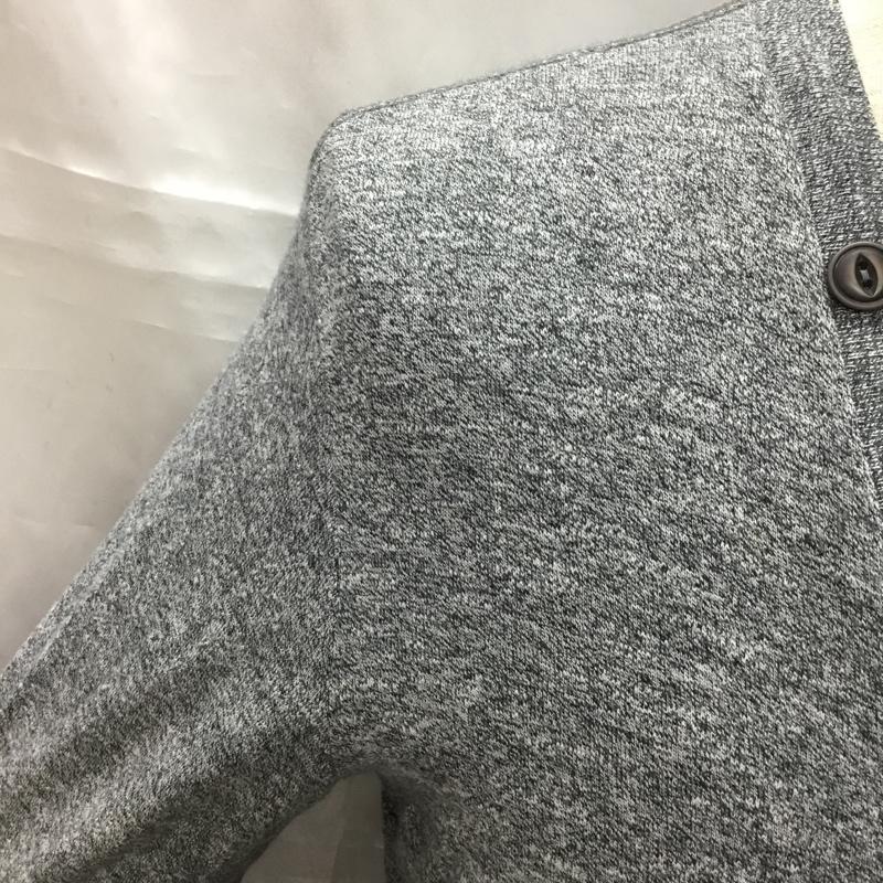 ディーゼル DIESEL カットソー 長袖 ヘンリーネック S ワンポイント 灰 / グレー /  メンズ USED 古着 中古 10109250