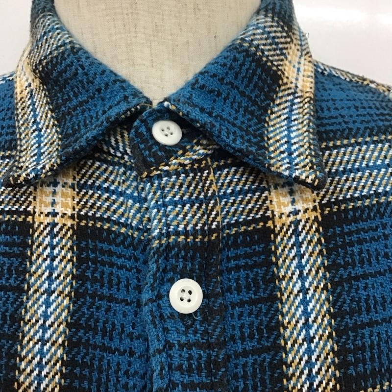 ファイブブラザー FIVE BROTHER シャツ、ブラウス 長袖 長袖シャツ カラーシャツ ポケットシャツ 長袖カットソー チェックシャツ L チェック マルチカラー / マルチカラー /  メンズ USED 古着 中古 10109838