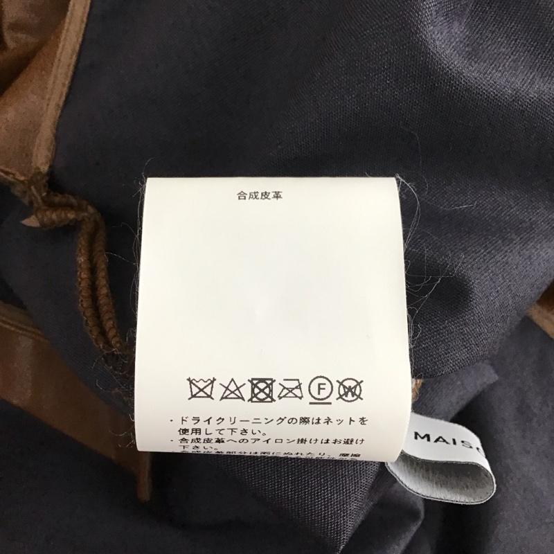 メゾンスペシャル MAISON SPECIAL シャツ、ブラウス 長袖 21202315405 フェイクレザー FREE 無地 茶 / ブラウン / レディース USED 古着 中古 10109348