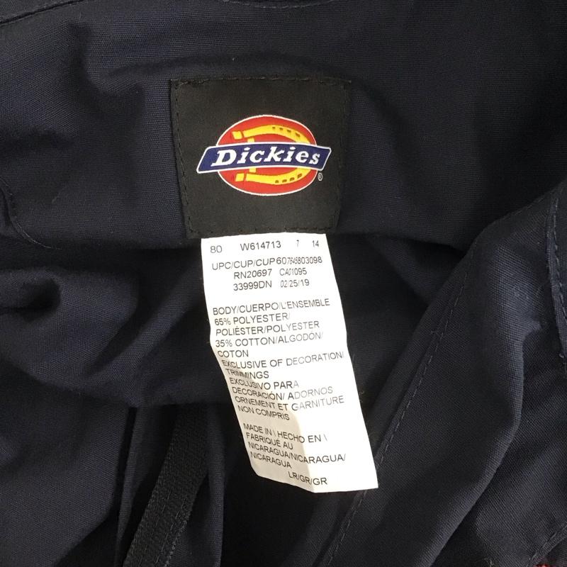 ディッキーズ Dickies サロペット・オーバーオール サロペット、オーバーオール オールインワン つなぎ ワークパンツ カジュアルパンツ 半袖 L ロゴ、文字 紺 / ネイビー / メンズ USED 古着 中古 10108648