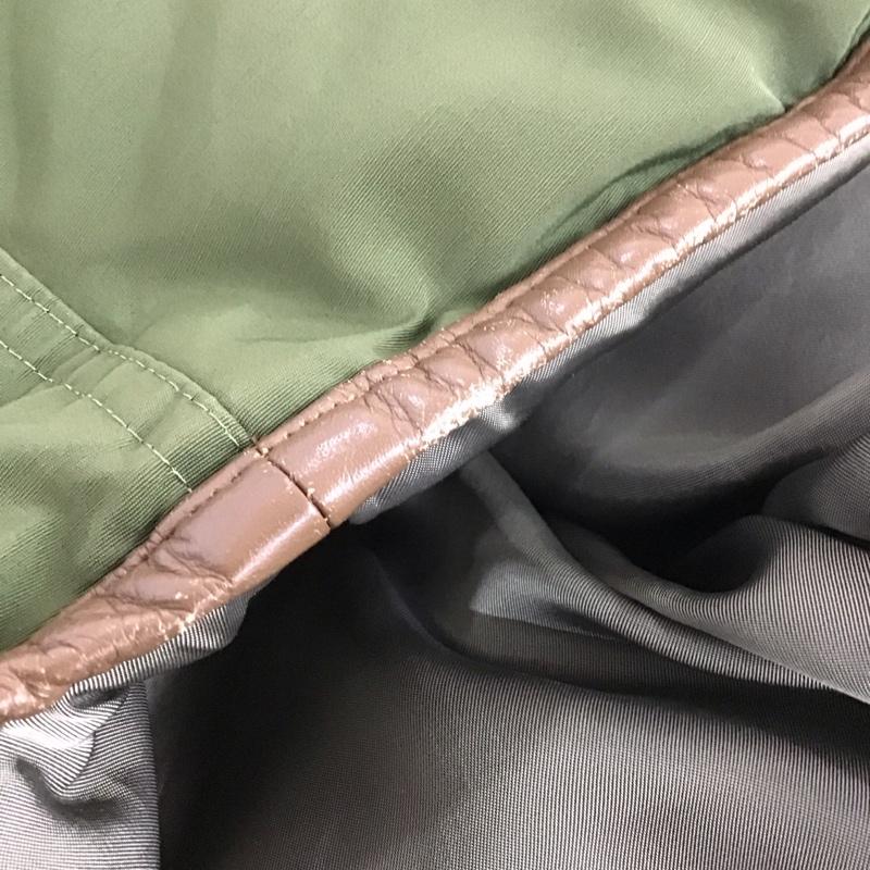 フラットヘッド The Flat Head ベスト ベスト ダウンベスト ノースリーブ 前ボタン アウター 40 無地 カーキ / カーキ / メンズ USED 古着 中古 10141813