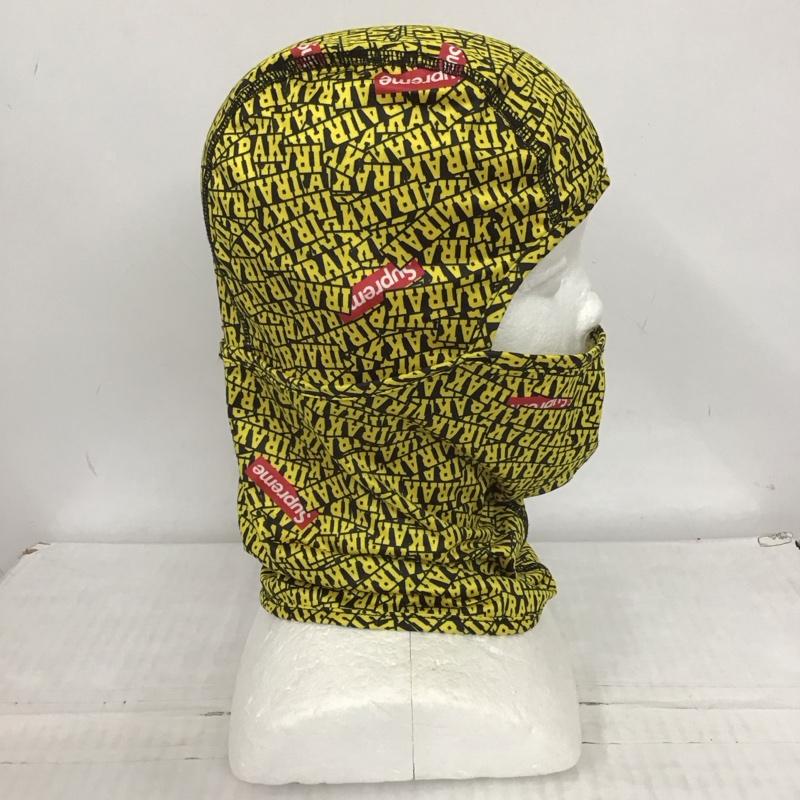 シュプリーム Supreme ファッション小物 ファッション小物 22AW 22FW IRAK light weight Balaclava バラクラバ 目出し帽 総柄 黒 / ブラック / X 黄 / イエロー / メンズ USED 古着 中古 10123001